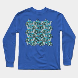 Escher Fish Pattern I Long Sleeve T-Shirt